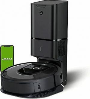 my shop מכשירי ניקיון חשמליים iRobot Roomba i7+ רובוט ניקוי אבק מרוקן עצמי - מוסמך משופץ!